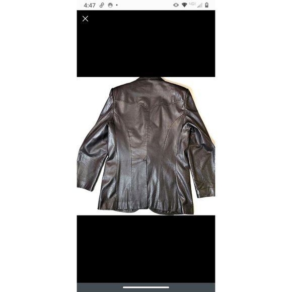 Vintage Pioneer Wear Men's Sport coat Leather Jacket Size 42L - Picture 3 of 10